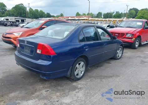 2004 Honda Civic Ex from USA, damaged, VIN 2HGES26724H525774